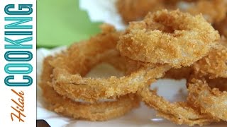 How To Make Onion Rings  Hilah Cooking [upl. by Shellie859]