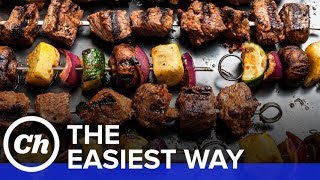 Easy Beef Shish Kebabs  How to Make The Easiest Way [upl. by Elvina]