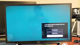 Sony Bravia TV How to Do System Software Update [upl. by Anirres112]