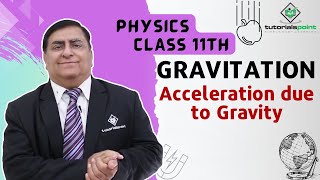 Class 11th – Acceleration due to Gravity  Gravitation  Tutorials Point [upl. by Inig]