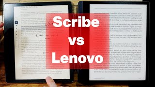 Eink Tablets for Reading Compared  Lenovo Smart Paper vs Kindle Scribe [upl. by Irami329]