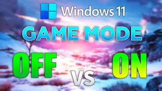 Windows 11  Game Mode ON vs OFF [upl. by Glenna]