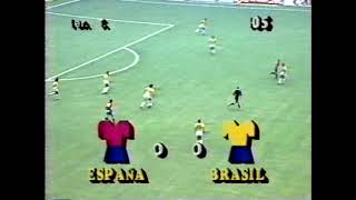 Brazil  Spain World cup Mexico 1986 [upl. by Beilul]