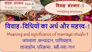 Vivaha Sanskar3 Significance amp meaning of Hindu marriage rituals1 Dr Surya Nanda  Hindi [upl. by Solraced824]