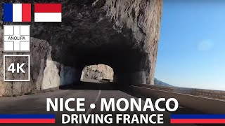 DRIVING in FRANCE 🚙 🇫🇷 🇮🇩 NICE to MONACO  Scenic drive tour 4K [upl. by Dadelos327]