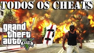 GTA 5 Cheats Trapaças Códigos TUDO Português PTBR 2 [upl. by Amelie]