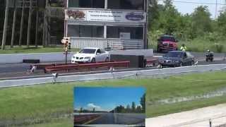 2009 Pontiac G8 GXP vs G8 GT 14 Mile Race [upl. by Mickelson]