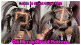 How to Coi Leray Braids  Easy Way To Part  Jumbo Knotless DETAILED [upl. by Addison]