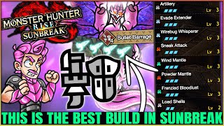 Bullet Barrage is Overpowered Now  New Best Sunbreak Gunlance Build  Monster Hunter Rise Sunbreak [upl. by Ettenrahc]