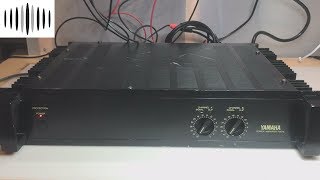 DR 16  Yamaha P2075 Amplifier Troubleshooting and Repair  No Output [upl. by Galven831]