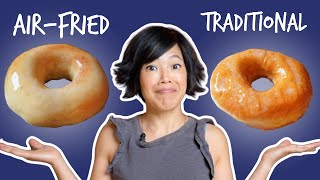 AirFried Doughnuts Take 3 Minutes To Cook But Are They GOOD [upl. by Ute]