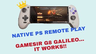 GAMESIR G8 GALILEO NATIVE PS REMOTE PLAY GAMEPLAY TEST gamesir psremoteplay playstationportal [upl. by Caresa804]