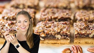 Pecan Pie Bars That Are Better Than Pecan Pie [upl. by Katt]