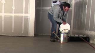 How to Seal or Glaze Concrete Garage Floor using Behr Wet Look Sealer Hi Gloss [upl. by Tu]