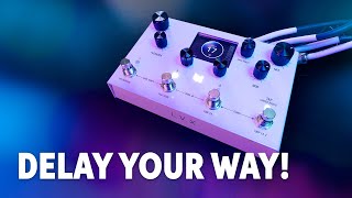 Meris LVX Modular Delay System Pedal Demo [upl. by Nirrol]