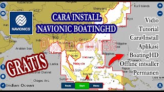 Tutorial Cara Install Aplikasi Navionic BoatingHD offline installer permanen navionics mancing [upl. by Nuarb791]