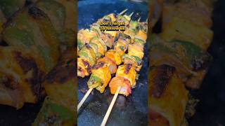 “Paneer Kebab” using bamboo sticks🔥❤️ shorts paneer [upl. by Naujed659]