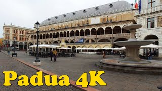 Padua Italy Walking tour 4K [upl. by Aime409]