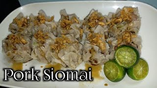 Pork Siomai By Mhel Choice  Madiskarteng Nanay [upl. by Lledner]