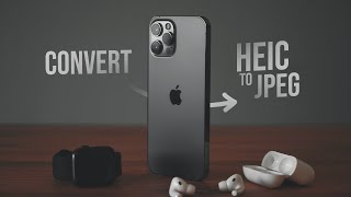 How to Convert HEIC to JPG on iPhone tutorial [upl. by Floyd]