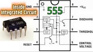 Inside Integrated Circuit 555  Mirada Introspectiva al Circuito Integrado 555 [upl. by Akkeber]