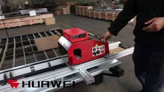 HNC1500WJ3 portable cnc plasma cutting machine install and operation Video [upl. by Garfield711]