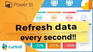 Refresh Power BI every second or minute [upl. by Odelet]