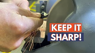 How to Sharpen an HSS Drill Bit [upl. by Lerad915]