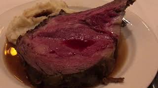 HUGE Prime Rib Lawrys Prime Rib Review [upl. by Arrac]