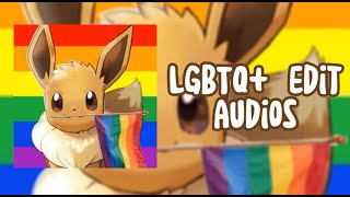 LGBTQ edit audios to vibe to during pride month 🏳️‍🌈🏳️‍🌈🏳️‍🌈 [upl. by Eciruam]