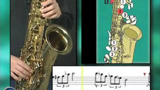 Ex065T How to Play Saxophone  Saxophone Lessons for Beginners  Tenor Part [upl. by Hunley385]