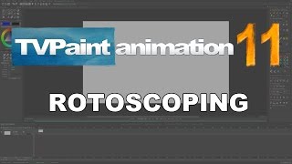 Rotoscoping TVPaint Animation 11 tutorial [upl. by Alig]