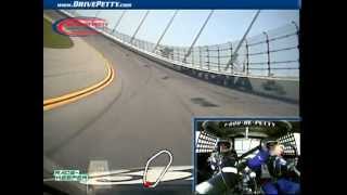 Richard Petty Driving Experience  Daytona  James goes 16419 mph [upl. by Elrak]