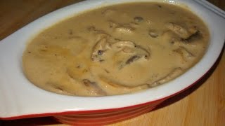 Mushroom Sauce The Best Recipe  Make It Easy Recipes [upl. by Ellainad]