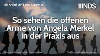 So sehen die offenen Arme von Angela Merkel in der Praxis aus  Bernd Duschner  10092019 [upl. by Kared]