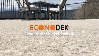 Econodek™ Waterproof Vinyl Decking [upl. by Yona292]