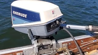 1984 Evinrude 6hp vs 1983 Johnson 75hp Outboard Motor GPS comparison [upl. by Adnyl]