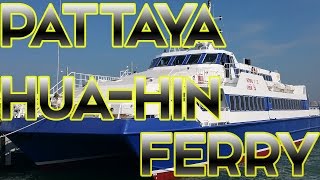 CATCHING THE PATTAYA TO HUA HIN FERRY  JONNYS LIVING IN THAILAND VLOGS [upl. by Damaris]