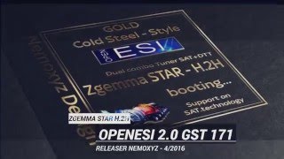 Backup Zgemma Star H2H OpenEsi 20 GST 171 [upl. by Yortal]