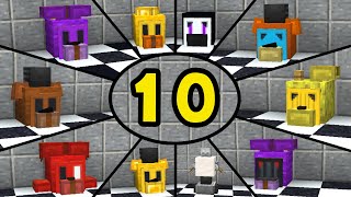 Building 10 FNAF Animatronics in Minecraft JavaBedrock [upl. by Beera]