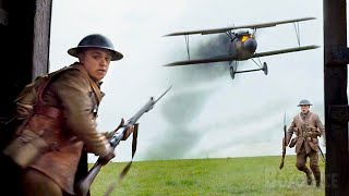 The Plane Scene  1917  CLIP [upl. by Llehcam]