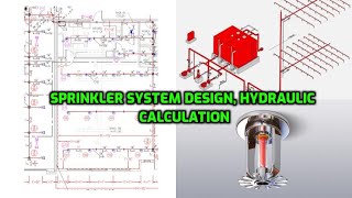 fire sprinkler system design hydraulic calculation using softwareexcel fire fighting system design [upl. by Aicemak81]