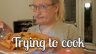 Cooking vegan chilli cheese pasta [upl. by Handler745]