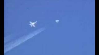 jet fighter chases UFO [upl. by Ellevart400]