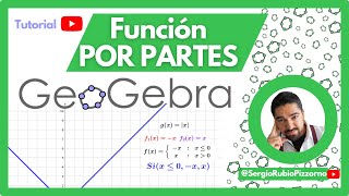 🟢 Cómo graficar FUNCIONES A TROZOS en GeoGebra [upl. by Vieva135]