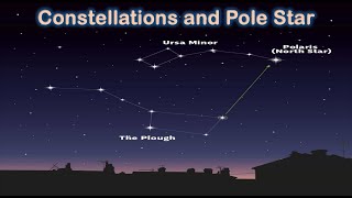 Constellations and Pole Star [upl. by Lisandra]