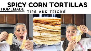 HOMEMADE CORN TORTILLAS FROM SCRATCH [upl. by Marquez]