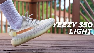 Color Changing YEEZYs Adidas YEEZY 350 V2 LIGHT Review [upl. by Isayg744]