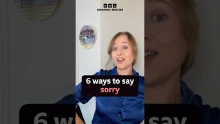 6 ways to say ‘sorry’ in English shorts [upl. by Esyak557]