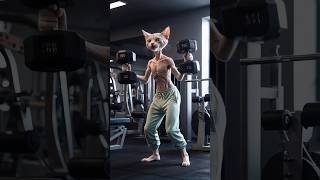 Once bullied a skinny cat turned muscular ai cat kitte fypシ゚viral catlover cute funny [upl. by Eras]